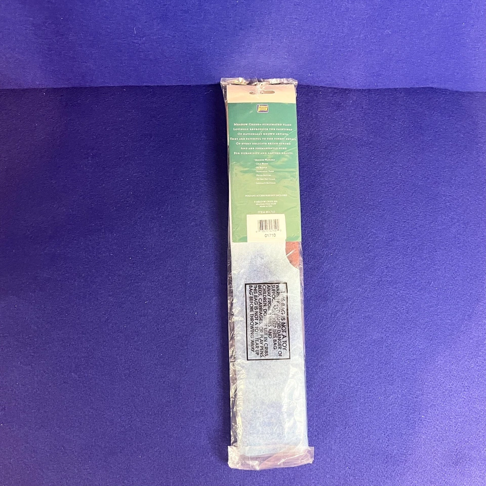 Meadow Creek Sublimated Barnyard Rooster Flag Seasonal 25.5 x 38 Bird Farm - Image 3 of 4