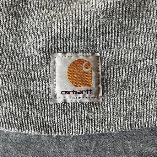 Gorro/frijol Carhartt gris jaspeado A205HGY gorro acrílico sombrero de trabajo de invierno - Imagen 2 de 5