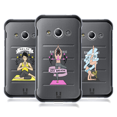 HEAD CASE DESIGNS YOGA GIRLS SOFT GEL CASE FOR SAMSUNG PHONES 4