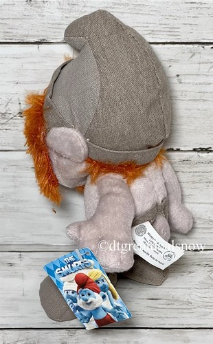 KellyToy Hackus Smurf Gray Orange Hair 2013 Stuffed Animal Plush - Picture 5 of 7