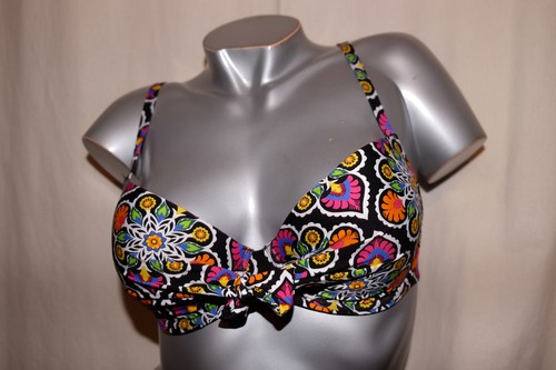 Top bikini ANTIGEL LA MANDALA DES ILES mandala noir 80C 40C NUEVO - Imagen 1 de 3