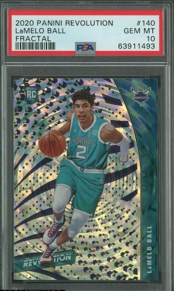 その他 Nba revolution Lamelo ball PSA 10 2020-21 Panini Revolution Fractal LaMelo Ball Rookie #140 RC