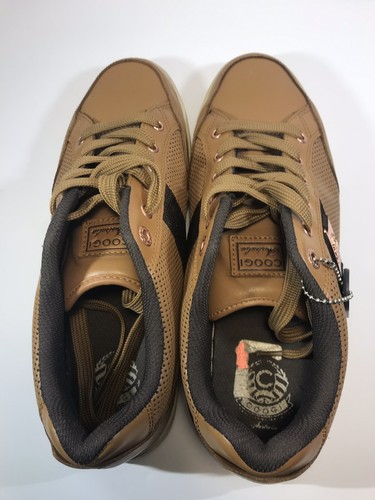 COOGI Men's Size US 11 Light Brown Leather Low Top Sneakers (CM1125) - Picture 6 of 10