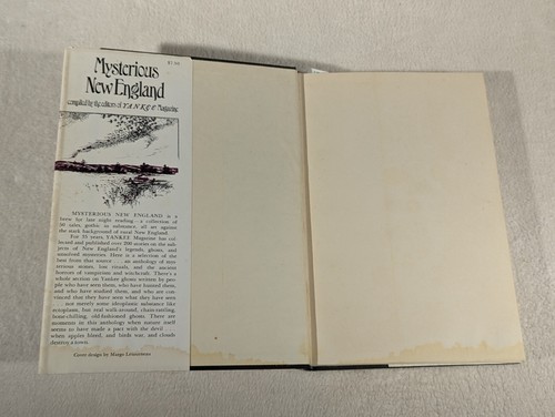 Mysterious New England Yankee Magazine Occult Witchcraft HC/DJ Vtg 1971 1st Ed. - Picture 3 of 8