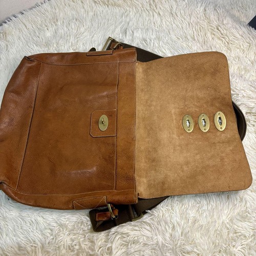 Mulberry Leather Shoulder Bag Auth Brown Medium Women Italy 114424 - Picture 14 of 20