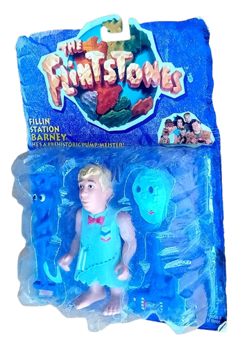 The Flintstones FILLIN' STATION BARNEY Poseable Action Figure - 1993 Mattel Toys - Bild 3 von 6