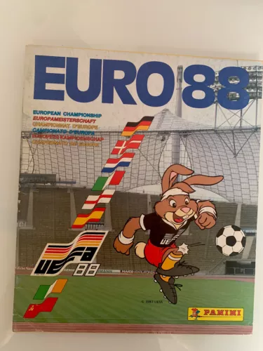 Panini EURO 88 KOMPLETTSATZ COMPLETE SET FULL SET COMPLETO+ EMPTY ALBUM!!!