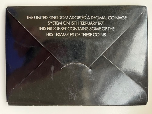 1971 ROYAL MINT COINAGE OF GREAT BRITAIN AND NORTHERN IRELAND PROOF COIN SET - 第 6/6 張圖片