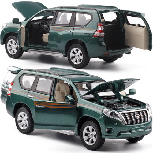 1:32 Scale For TOYOTA LAND CRUISER PRADO Alloy Metal Car Model Sound&Light Toys - Picture 4 of 8
