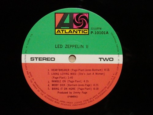 Led Zeppelin – Led Zeppelin II P-10101A Japan Insert Obi NM vinyl - Picture 8 of 9