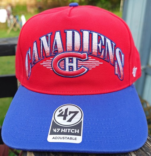 Montreal Canadiens '47 Vintage Atkin Hitch Snapback Hat Adjustable New Deadstock - Afbeelding 1 van 15