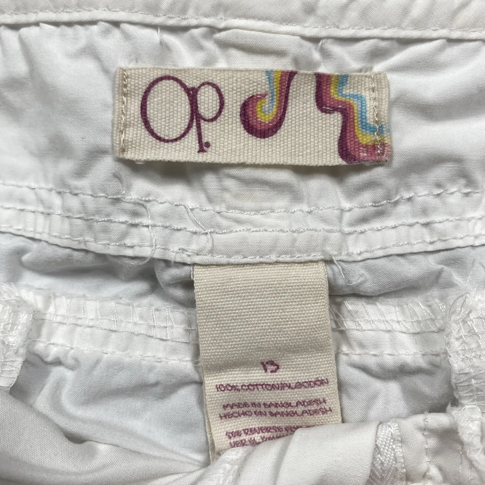 Pantalones Cortos De Colección OP Ocean Pacific Carga Off White Y2K Resort Wear Old Money Beach Foto 3 de 4