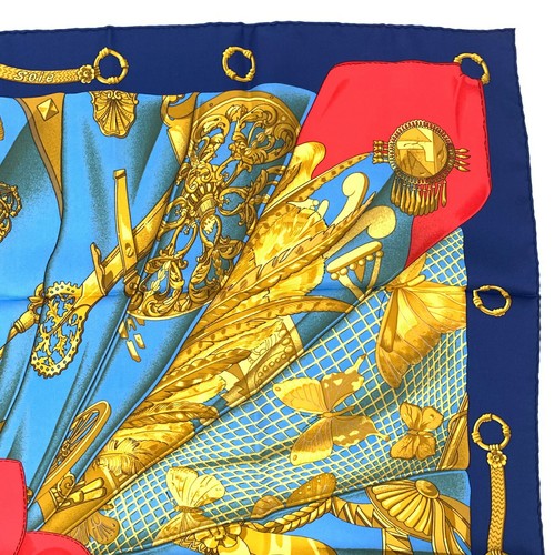 Hermes Vintage Rare scarf Carre 90 Soleil de Soie Silk from japan - Picture 24 of 24