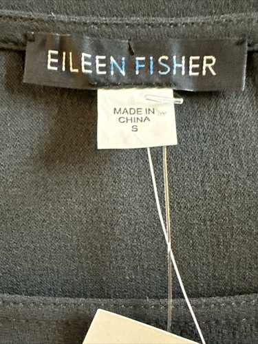 Eileen Fisher 100% Silk Long Sleeve Shirt Top Gray Size Small - Picture 8 of 10