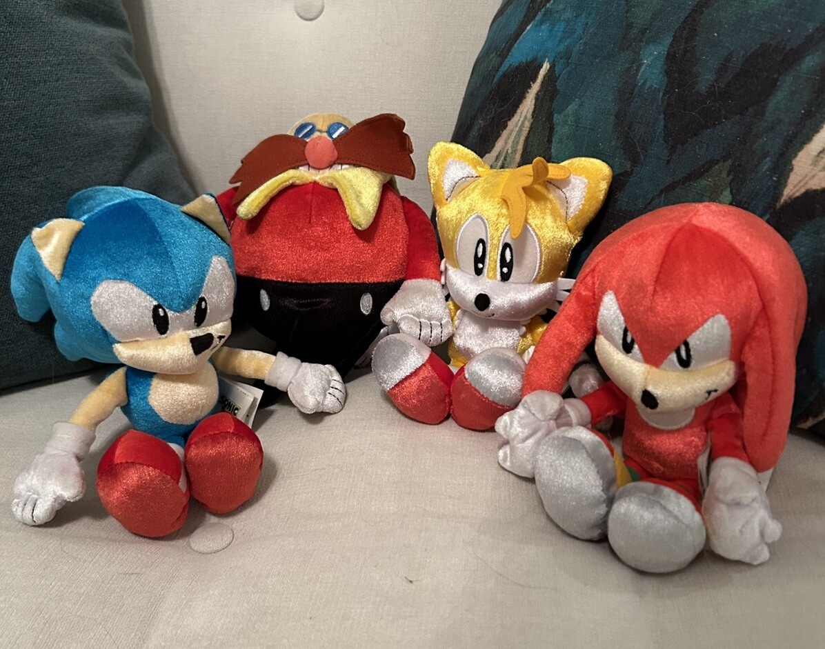 Tomy 25th Anniversary Sonic Plush Sonic The Hedgehog 12 Inch