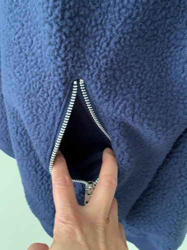 Nike Men's Sz L Fleece Sherpa Winterized Sweatshirt Pullover Blue FB8378-410 - Picture 4 of 10