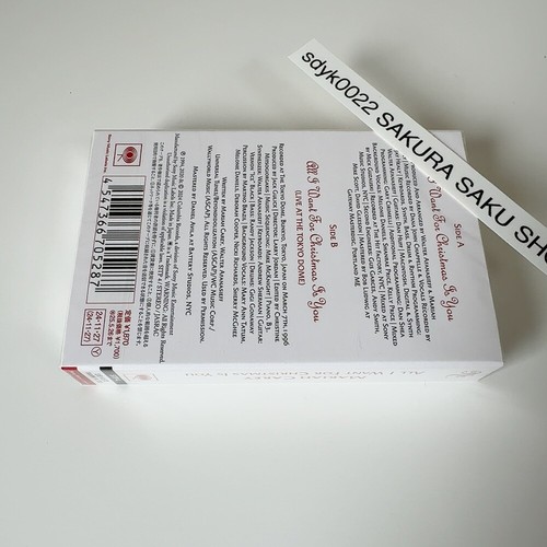 Mariah Carey All I Want for Christmas Is You Cassette Tape Japan Limited - Picture 13 of 19