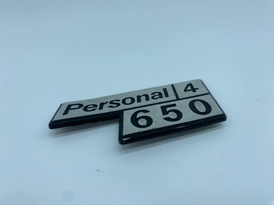 Personal 4 650 SCRITTA SIGLA LOGO TARGHETTA POSTERIORE Fiat 126  in metallo  Foto 2 de 2