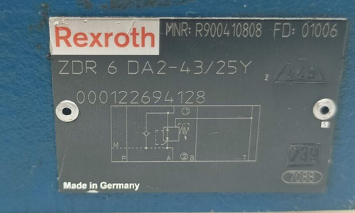 REXROTH ZDR 6 DA2-43/25Y R900410808 HYDRAULIC VALVE NEW FAST SHIPPING - Picture 2 of 10