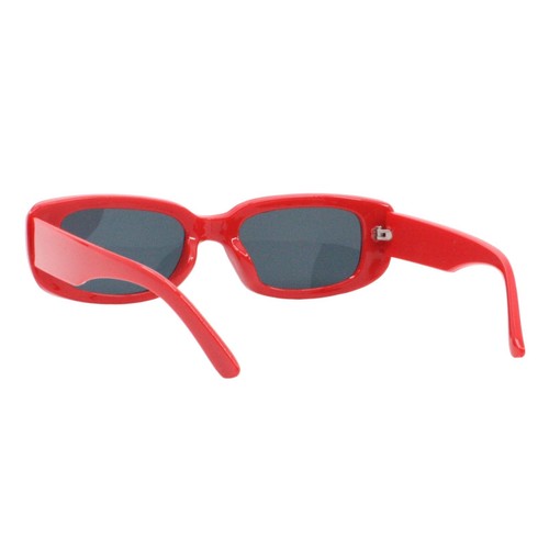 Damen Sonnenbrille Retro Mode Rechteckig Klassische Farben UV400 - Bild 17 von 30