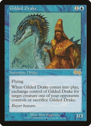 Gilded Drake Urza's Saga MTG