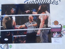 Bray Wyatt The Fiend Autographed Signed 11x14 Photo Vs Roman Reigns JSA COA WWE