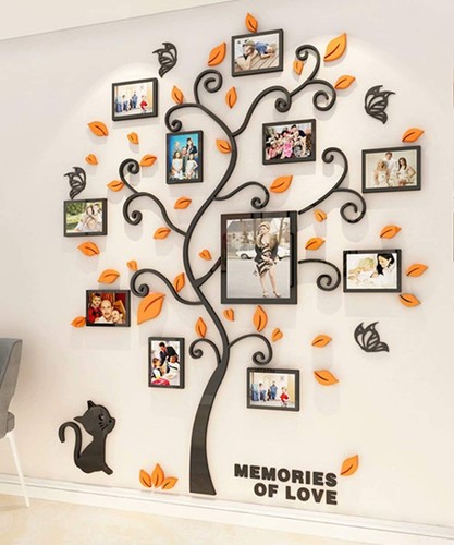 Tree Wall Stickers Photo Frame 3D DIY Wall Stickers Arts Home Decoration for ... - Picture 1 of 6