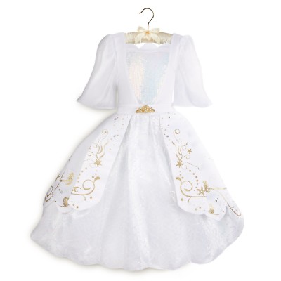 Disney Store Ariel Designer Wedding Dress Deluxe Costume The