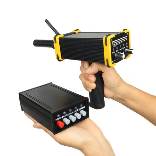 GR-100 Black Hawk Metal Detector 1000m Long Range Gold Silver Gem Detector +Case - Picture 5 of 6