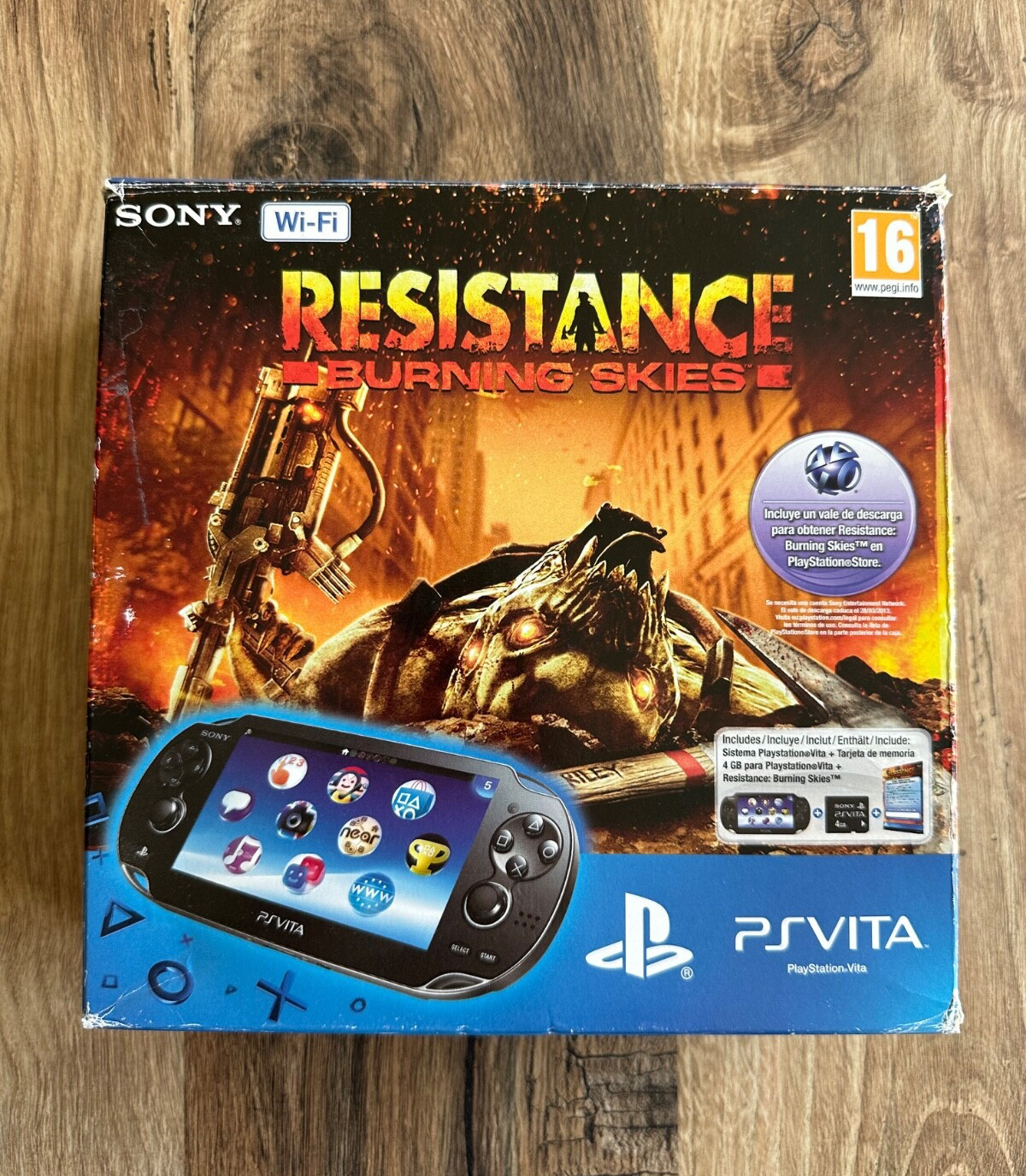 Console Sony PlayStation Ps Vita PCH-1004 Pack Resistance: Burning Skies - RARE