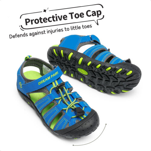 DREAM PAIRS Kids Girls Boys Toddlers Sandals Summer Beach Outdoor Sports Sandals - Picture 7 of 15