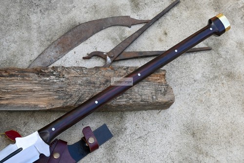 HUNTING SPEAR / hand forged spear /9 inches Long Blade spear/ throwing Spear - Picture 5 of 12