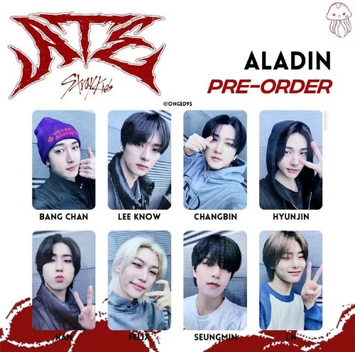 Tarjeta fotográfica oficial ATE Stray Kids 9th Mini Album Genuino Tienda Beneficio POB - Imagen 34 de 123