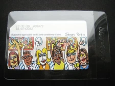 RARE 1995 NYC Subway OLD metro card JAMES RIZZI Expired Metrocard No Value