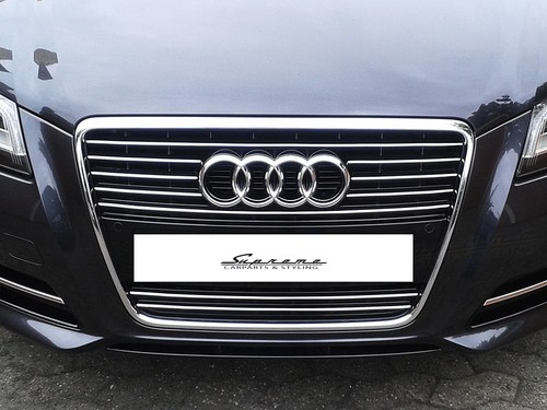 AUDI A3 8P E Sportback 8PA 08-12 TRIM PER GRIGLIA RADIATORE CROMATA 3M - Afbeelding 5 van 5