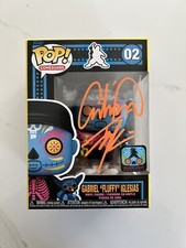 Funko Pop Gabriel Iglesias Fluffy #02 Black Light Día De Los Muertos Autographed