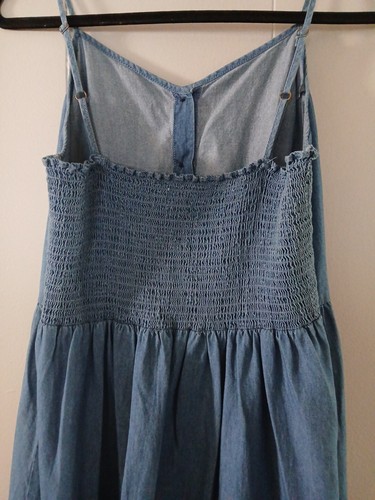 Japna Y2K Denim Spaghetti Strap Summer Dress - Picture 5 of 6
