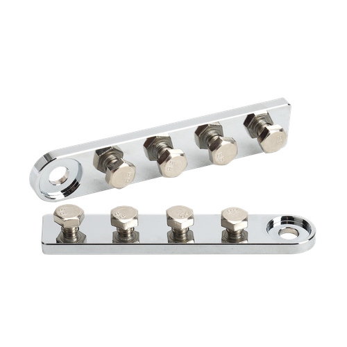Pair ILL Customz 4/6/8 Spot Flat Lug Battery Terminal Blocks Bolt ATV UTV Car - Picture 3 of 27