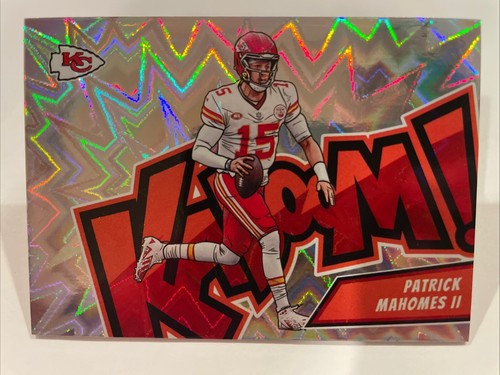 Patrick Mahomes KABOOM! 2024 Panini Absolute Football SP Horizontal SSP Insert