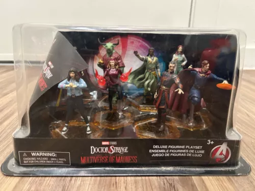 Doctor Strange Multiverse of Madness 9-Piece Deluxe PVC Figure Playset