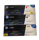 NEUF AUTHENTIQUE HP 304A Toners LaserJet - Black/Magenta/Jaune (Pack de 3)