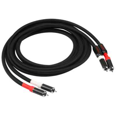 pair SP-9003Ag 6N pure silver rca cable hifi audio carbon fiber
