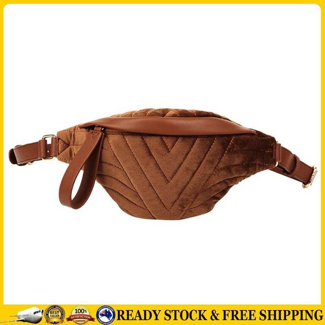 Fashion Waist Pack Women Plush Shoulder Messenger Bags Chest Purse (Brown) Z#B Fashion Waist Pack Women Plush Shoulder Messenger Bags Chest Purse (Brown) Z#B