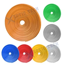26FT Car Wheel Hub Rim Trim Tire Ring Guard Rubber Strip Protector Sticker