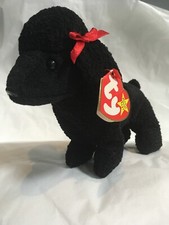 Collectible Ty Beanie Babies GIGI the Black Poodle Dog 1997 1998