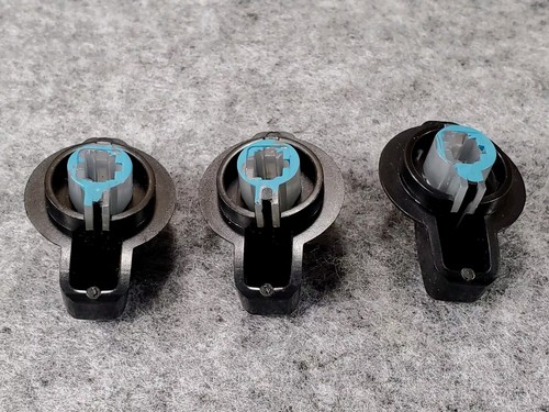 1996 1997 1998 1999 Nissan Sentra 200SX AC Fan Heater Temp Control Knob OEM 3pc - Picture 10 of 11