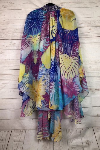Camilla HANA Angel Cape 100% Silk Vintage Swarovski Kaftan Layer Babylon 2010 🦄 - Picture 11 of 19