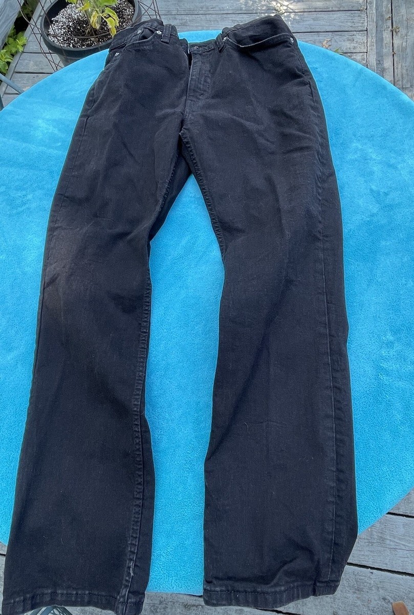 Vtg Levis 514 Black Jeans 36x32 Straight Fit Red Tag Made in Vtg Levis 514 Black Jeans 36x32 Straight Fit Red Tag Made in
