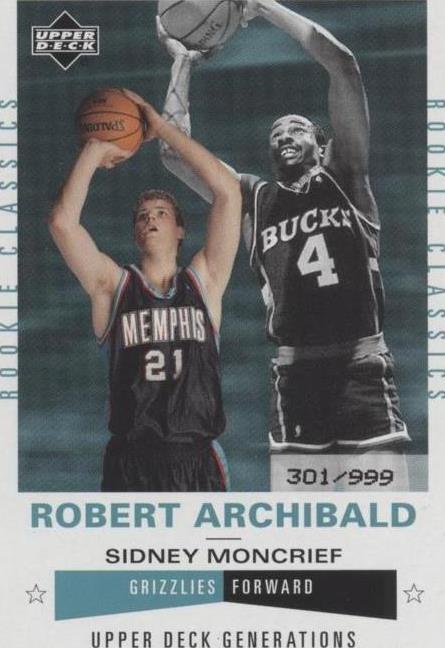 2002-03 Upper Deck Generations - Robert Archibald/Sidney Moncrief #223 - 1 of 2