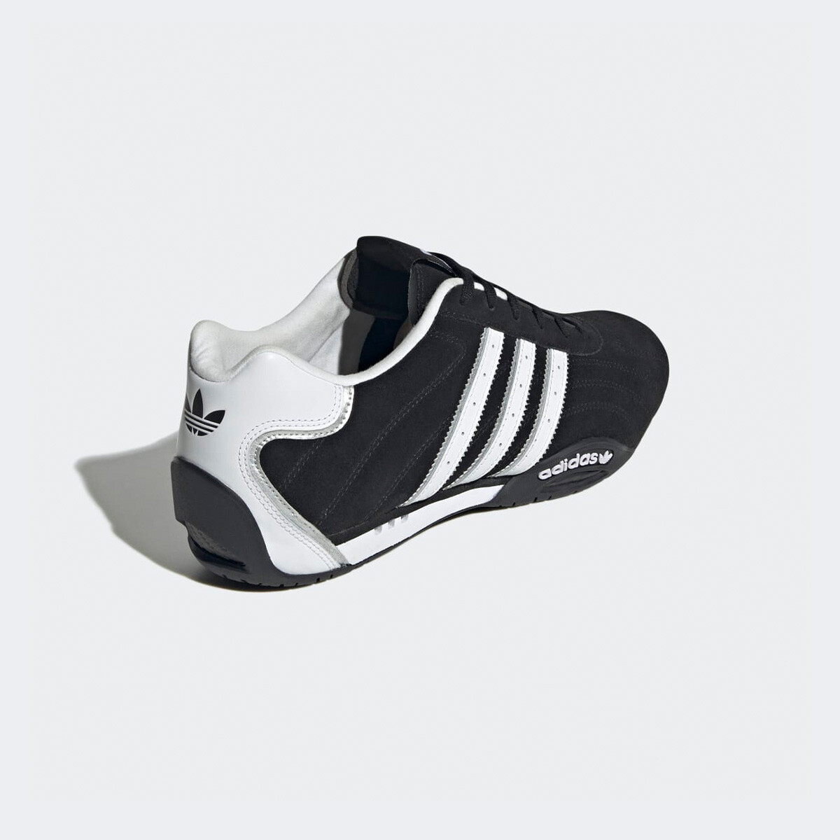 Size 8 - adidas Adi Racer Low Black White Silver for sale